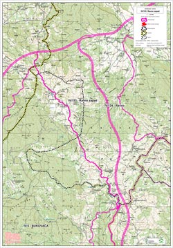 ravno zapad ikona karte